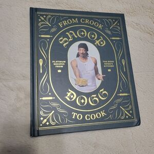 SNOOP DOGG FROM CROOK TO COOK HARDCOVER BEST SELLING COOKBOOK